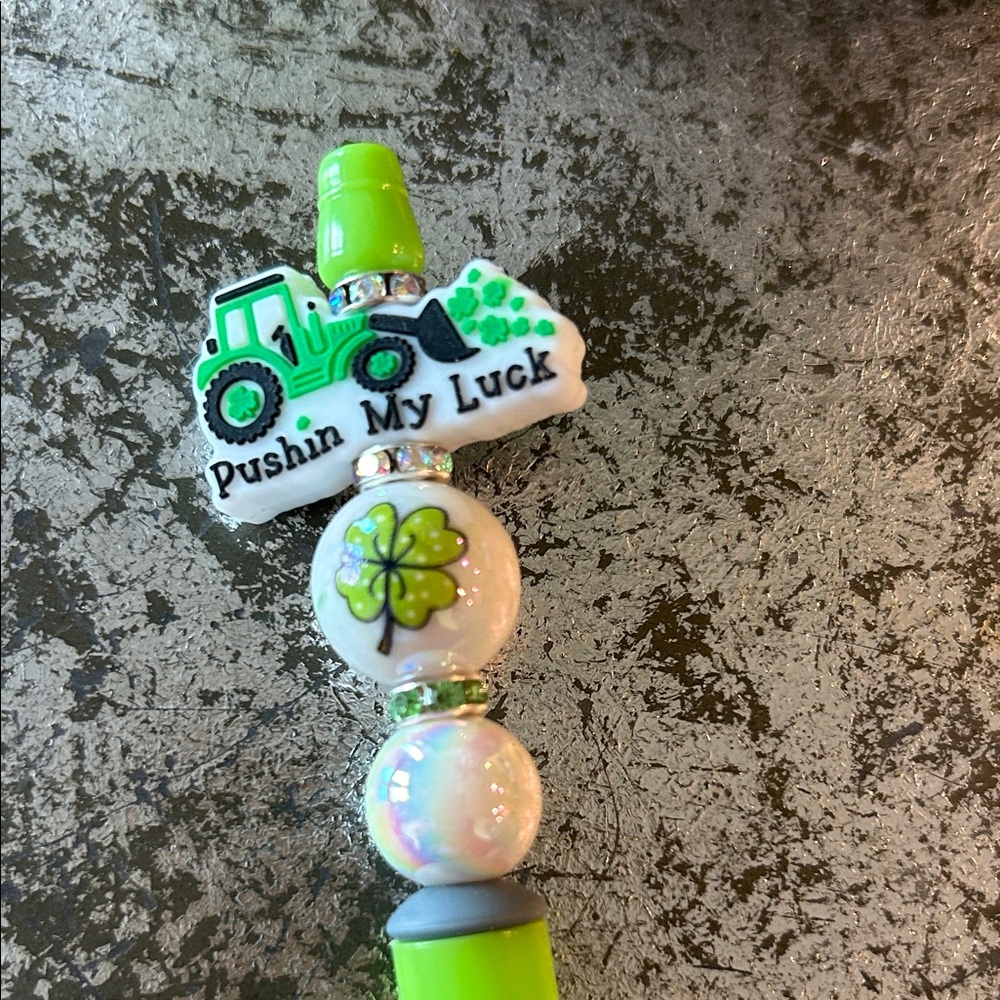 Pushin my luck pen hand crafted